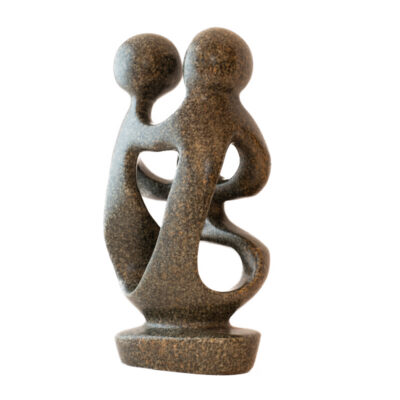 Beeld familie - speksteen - Afrika - Fairtrade - Wereldwinkel Arnhem-Velp