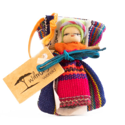 Zorgenpoppetje - Guatamala - Fairtrade - Wereldwinkel Arnhem-Velp