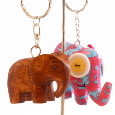 Sleutelhangers olifant - Fairtrade - Wereldwinkel Arnhem-Velp